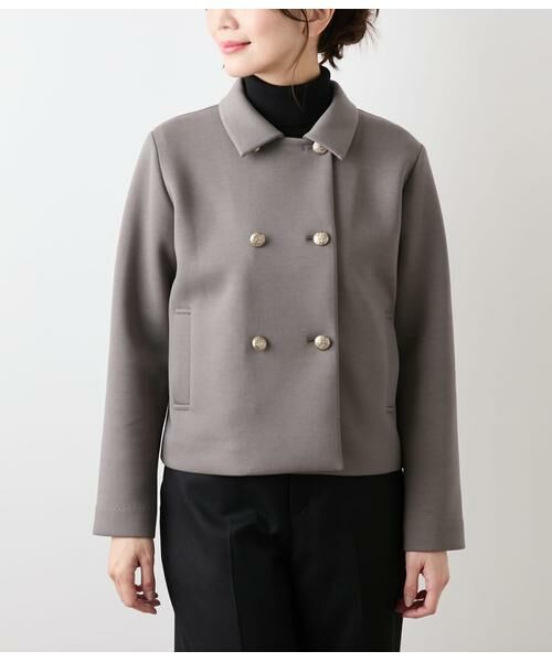 NEWYORKER L-SIZE / ニューヨーカー エルサイズ その他アウター | エアクッションダンボール ダブルブレストジャケット | 詳細1