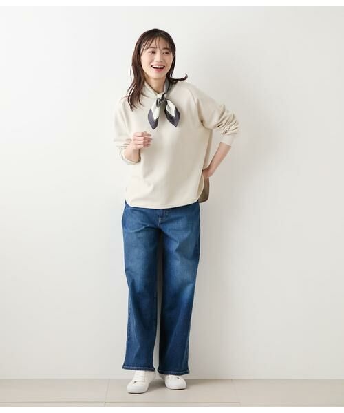 NEWYORKER L-SIZE / ニューヨーカー エルサイズ カットソー | オーガニックコットンパイル クルーネックプルオーバー | 詳細5