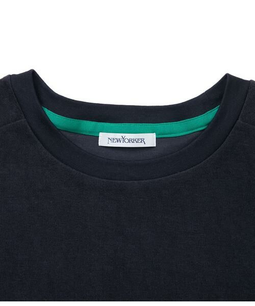 NEWYORKER L-SIZE / ニューヨーカー エルサイズ カットソー | オーガニックコットンパイル クルーネックプルオーバー | 詳細8