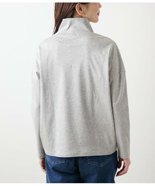 NEWYORKER L-SIZE / ニューヨーカー エルサイズ カットソー | オーガニックコットンスムース オフハイネックプルオーバー | 詳細2