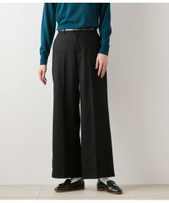 NEWYORKER L-SIZE / ニューヨーカー エルサイズ その他パンツ | ウールフラノ センタープレスワイドパンツ