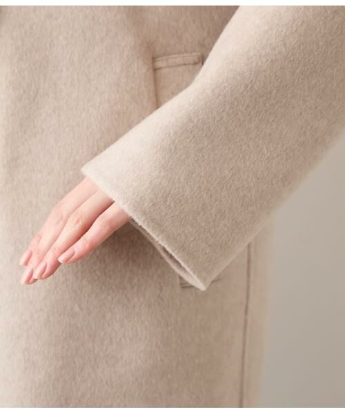 NEWYORKER L-SIZE / ニューヨーカー エルサイズ その他アウター | ウールナイロンリバー スタンドショートコート | 詳細3