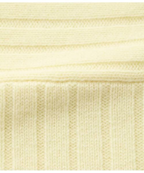 NEWYORKER L-SIZE / ニューヨーカー エルサイズ ニット・セーター | ウールカシミヤ リブハイネックニットプルオーバー | 詳細11