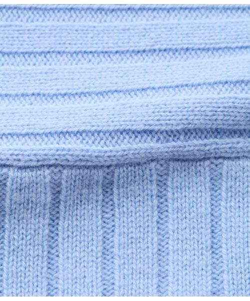NEWYORKER L-SIZE / ニューヨーカー エルサイズ ニット・セーター | ウールカシミヤ リブハイネックニットプルオーバー | 詳細5