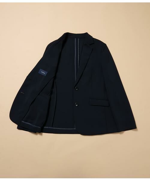 NEWYORKER L-SIZE / ニューヨーカー エルサイズ テーラードジャケット | シルキークロス ノッチドラペル2釦ジャケット | 詳細5