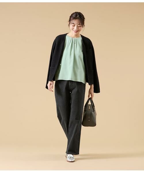 NEWYORKER L-SIZE / ニューヨーカー エルサイズ デニムパンツ | EDWIN 11オンスストレートブラックデニムパンツ | 詳細12