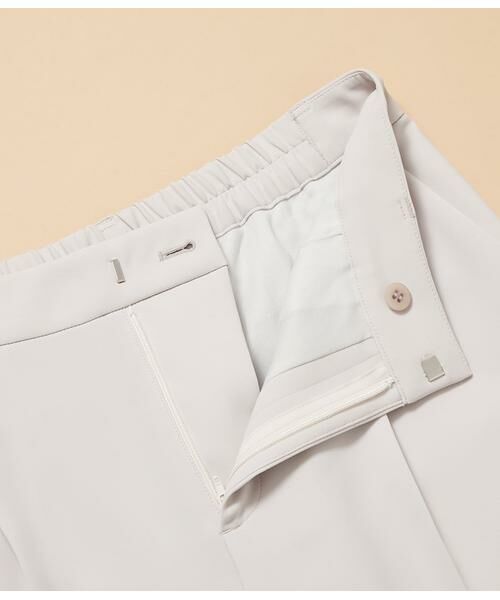 NEWYORKER L-SIZE / ニューヨーカー エルサイズ その他パンツ | シルキークロス 1タックワイドパンツ（ベージュ） | 詳細5