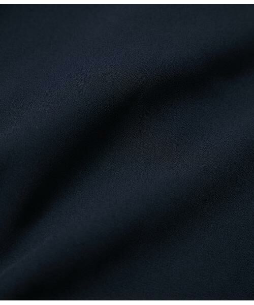 NEWYORKER L-SIZE / ニューヨーカー エルサイズ ミニ丈・ひざ丈ワンピース | ソフトジョーゼット 袖プリーツワンピース | 詳細11