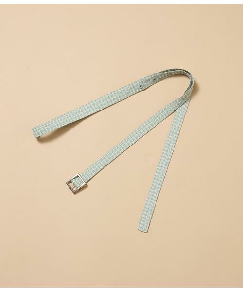 NEWYORKER L-SIZE / ニューヨーカー エルサイズ ミニ丈・ひざ丈ワンピース | ジオメトリックプリント スタンドギャザーワンピース | 詳細8