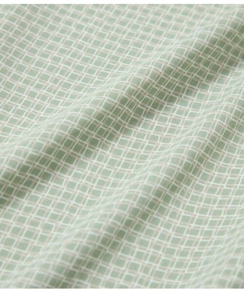 NEWYORKER L-SIZE / ニューヨーカー エルサイズ シャツ・ブラウス | ジオメトリックプリント スタンドフリルブラウス | 詳細5