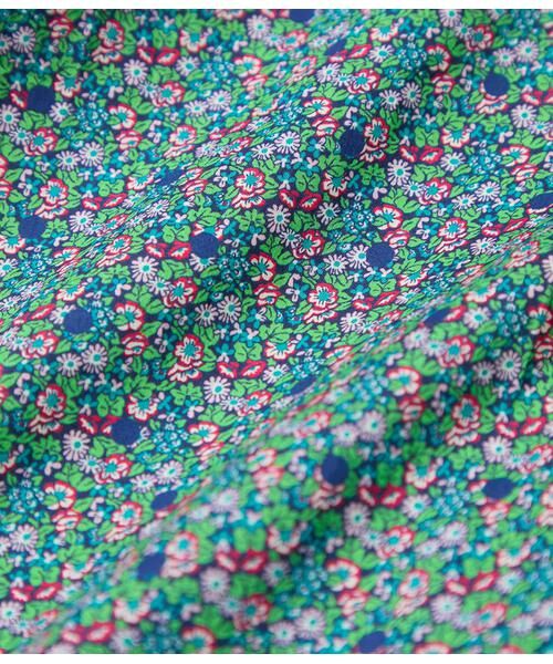 NEWYORKER L-SIZE / ニューヨーカー エルサイズ シャツ・ブラウス | リバティ アバサン・スポット スタンドカラーリボンブラウス | 詳細10