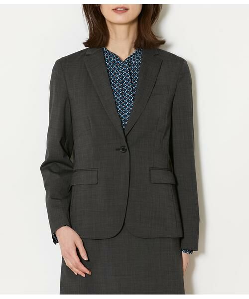 NEWYORKER L-SIZE / ニューヨーカー エルサイズ テーラードジャケット | ウールピンヘッド 1釦テーラードジャケット | 詳細10