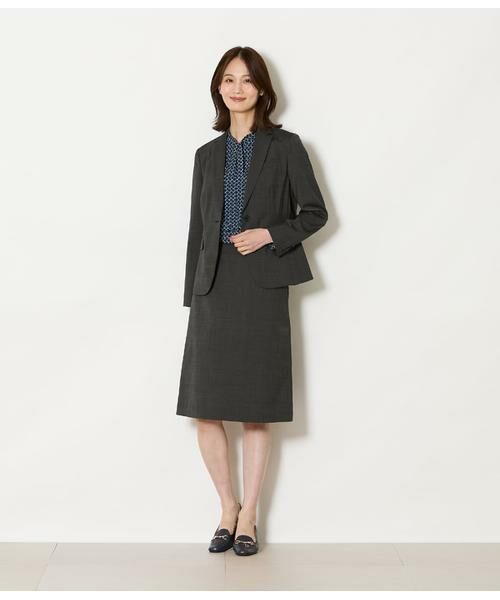 NEWYORKER L-SIZE / ニューヨーカー エルサイズ テーラードジャケット | ウールピンヘッド 1釦テーラードジャケット | 詳細11