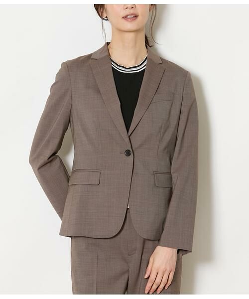 NEWYORKER L-SIZE / ニューヨーカー エルサイズ テーラードジャケット | ウールピンヘッド 1釦テーラードジャケット | 詳細14