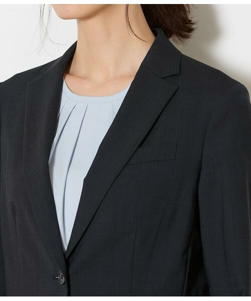NEWYORKER L-SIZE / ニューヨーカー エルサイズ テーラードジャケット | ウールピンヘッド 1釦テーラードジャケット | 詳細3