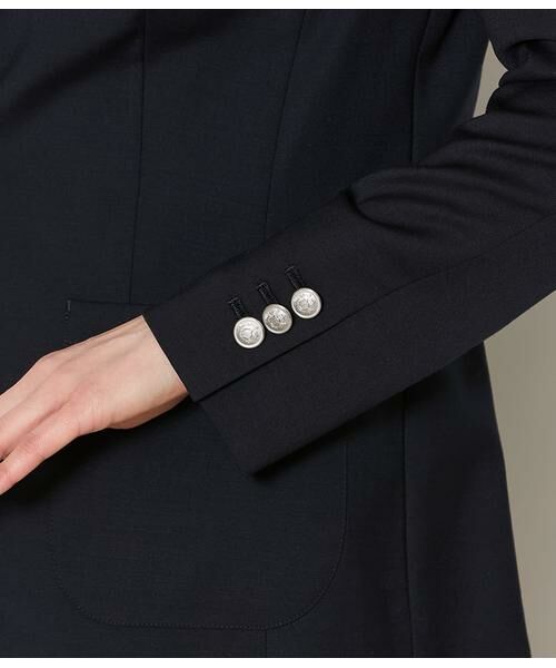 NEWYORKER L-SIZE / ニューヨーカー エルサイズ テーラードジャケット | ウールオックス シングルブレザー | 詳細4