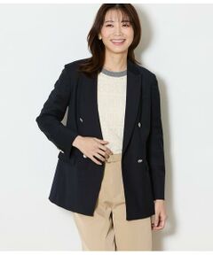 NEWYORKER L-SIZE / ニューヨーカー エルサイズ テーラードジャケット | ウールオックス ダブルブレストブレザー