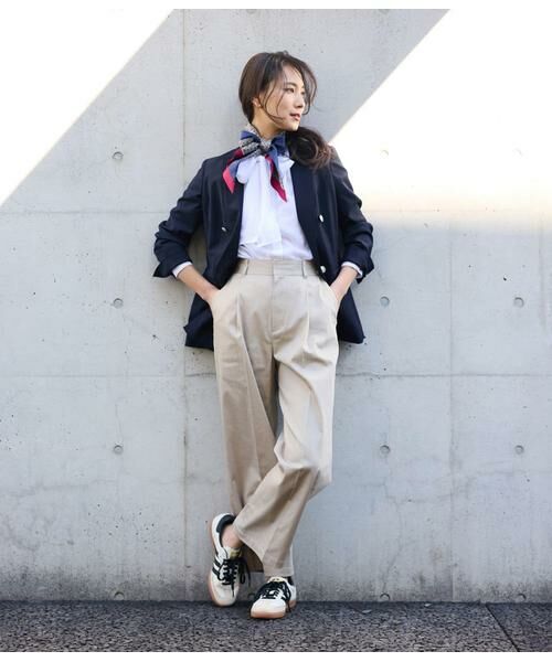 NEWYORKER L-SIZE / ニューヨーカー エルサイズ テーラードジャケット | ウールオックス ダブルブレストブレザー | 詳細20