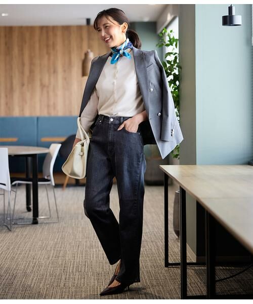 NEWYORKER L-SIZE / ニューヨーカー エルサイズ テーラードジャケット | ウールオックス ダブルブレストブレザー | 詳細24