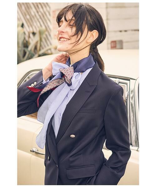 NEWYORKER L-SIZE / ニューヨーカー エルサイズ テーラードジャケット | ウールオックス ダブルブレストブレザー | 詳細27