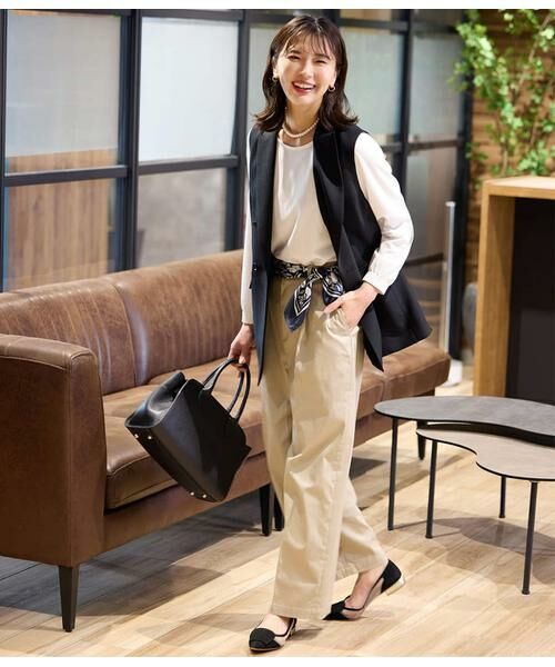 NEWYORKER L-SIZE / ニューヨーカー エルサイズ テーラードジャケット | ブライトツイル ピークドラペルダブルブレストジレ | 詳細18