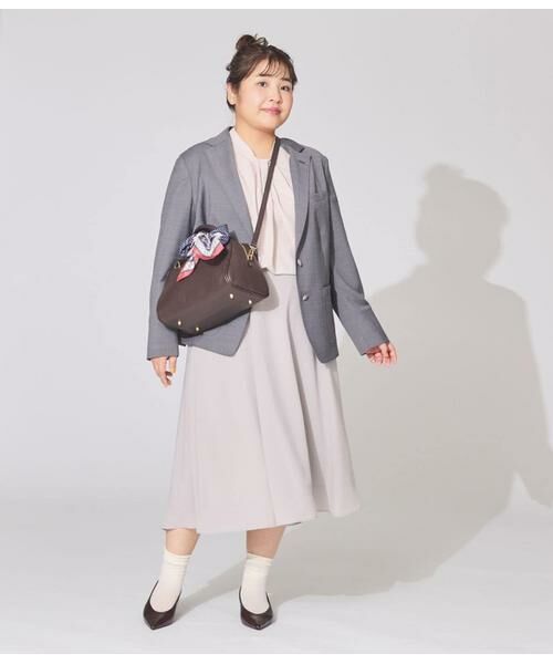 NEWYORKER L-SIZE / ニューヨーカー エルサイズ ミニ・ひざ丈スカート | フィネスボイル フレアスカート | 詳細10