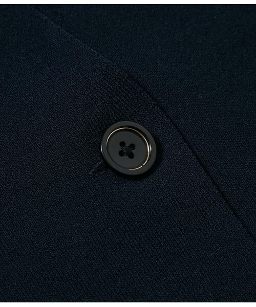 NEWYORKER L-SIZE / ニューヨーカー エルサイズ ニット・セーター | レーヨンナイロン総針 カラーレスニットジャケット | 詳細7