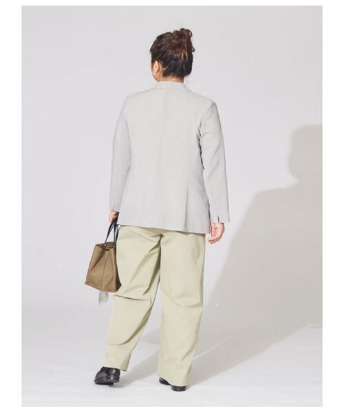 NEWYORKER L-SIZE / ニューヨーカー エルサイズ チノ・ワークパンツ | タスランストレッチ ベルト付きチノパンツ | 詳細17