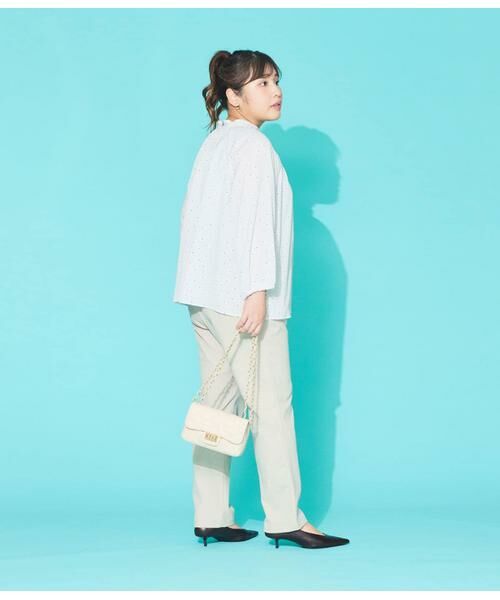 NEWYORKER L-SIZE / ニューヨーカー エルサイズ チノ・ワークパンツ | シェルタリングオックス クロップドテーパードパンツ | 詳細20
