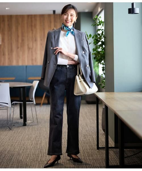 NEWYORKER L-SIZE / ニューヨーカー エルサイズ カーディガン・ボレロ | ヴィスコースポリエステル クルーネックカーディガン | 詳細13