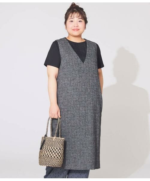 NEWYORKER L-SIZE / ニューヨーカー エルサイズ Tシャツ | プレーディング天竺 ピンタック半袖プルオーバー | 詳細14