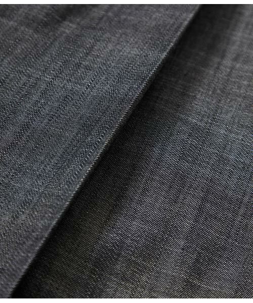 NEWYORKER L-SIZE / ニューヨーカー エルサイズ チノ・ワークパンツ | スラブシャンブレー タックワイドパンツ | 詳細12
