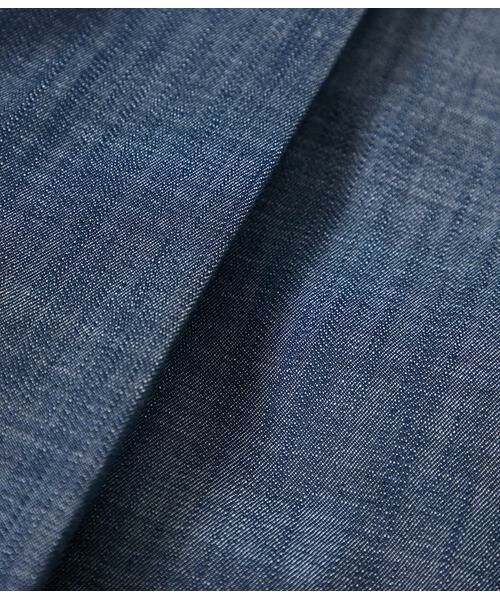 NEWYORKER L-SIZE / ニューヨーカー エルサイズ チノ・ワークパンツ | スラブシャンブレー タックワイドパンツ | 詳細9