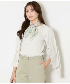 NEWYORKER L-SIZE / ニューヨーカー エルサイズ カーディガン・ボレロ | セルロースポリエステル天竺 メタルボタンクルーネックカーディガン