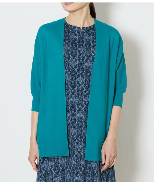 NEWYORKER L-SIZE / ニューヨーカー エルサイズ カーディガン・ボレロ | ホールガーメント(R) 着流しニットカーディガン | 詳細1