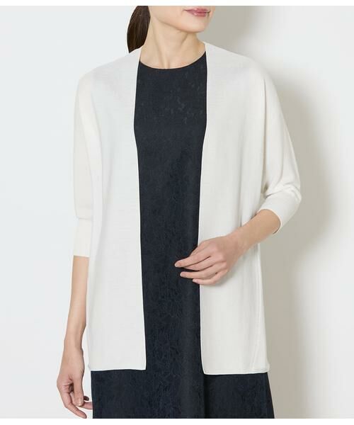 NEWYORKER L-SIZE / ニューヨーカー エルサイズ カーディガン・ボレロ | ホールガーメント(R) 着流しニットカーディガン | 詳細10