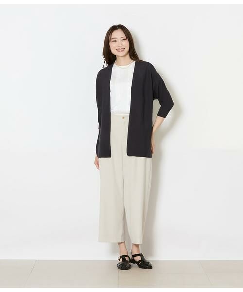 NEWYORKER L-SIZE / ニューヨーカー エルサイズ カーディガン・ボレロ | ホールガーメント(R) 着流しニットカーディガン | 詳細14