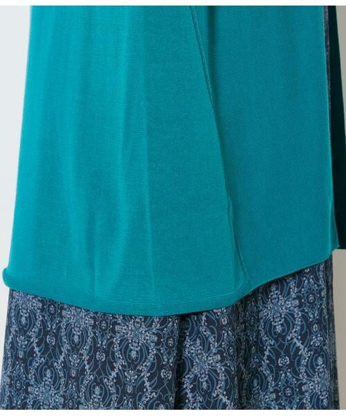 NEWYORKER L-SIZE / ニューヨーカー エルサイズ カーディガン・ボレロ | ホールガーメント(R) 着流しニットカーディガン | 詳細5