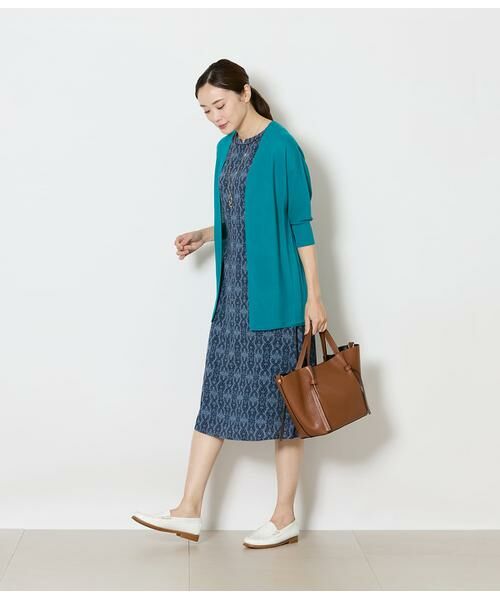 NEWYORKER L-SIZE / ニューヨーカー エルサイズ カーディガン・ボレロ | ホールガーメント(R) 着流しニットカーディガン | 詳細7