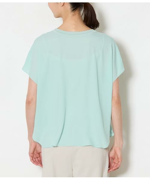 NEWYORKER L-SIZE / ニューヨーカー エルサイズ シャツ・ブラウス | ソフトジョーゼット Tブラウス | 詳細2