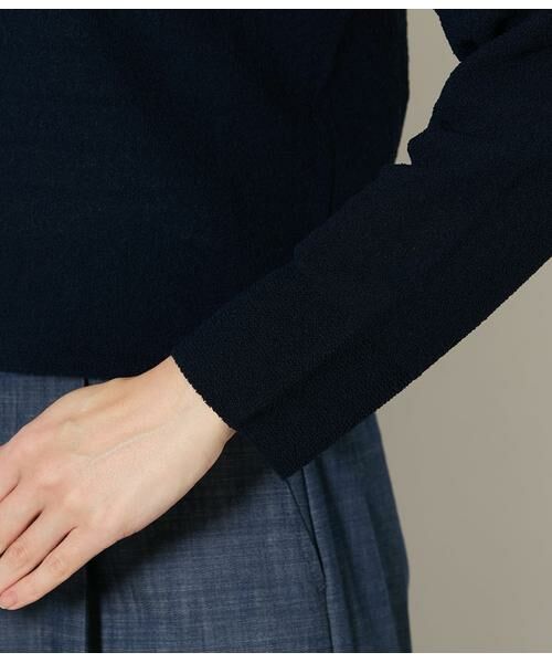 NEWYORKER L-SIZE / ニューヨーカー エルサイズ カーディガン・ボレロ | ポリナイロンブークレーホールガーメント(R) クルーネックニットカーディガン | 詳細4