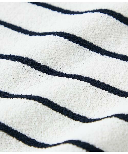 NEWYORKER L-SIZE / ニューヨーカー エルサイズ ニット・セーター | ポリナイロンブークレーホールガーメント(R) フレンチスリーブニットプルオーバー | 詳細8