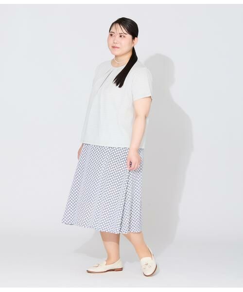 NEWYORKER L-SIZE / ニューヨーカー エルサイズ Tシャツ | 格子サッカータックTシャツ | 詳細15