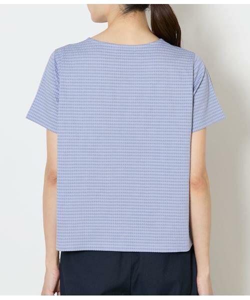 NEWYORKER L-SIZE / ニューヨーカー エルサイズ Tシャツ | 格子サッカータックTシャツ | 詳細2