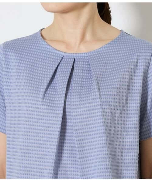 NEWYORKER L-SIZE / ニューヨーカー エルサイズ Tシャツ | 格子サッカータックTシャツ | 詳細3