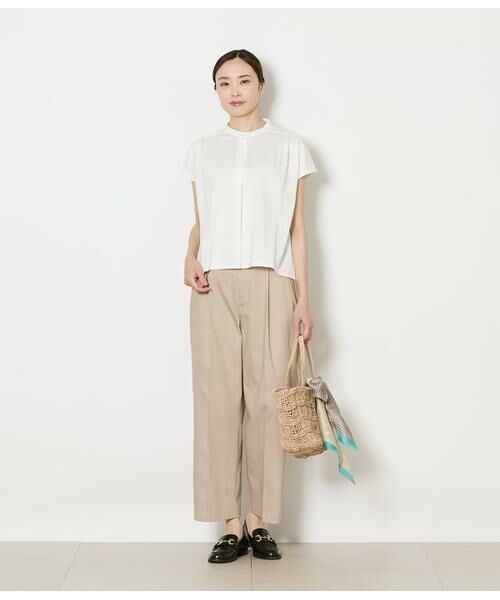 NEWYORKER L-SIZE / ニューヨーカー エルサイズ Tシャツ | プレーティング天竺  スタンドカラープルオーバー | 詳細10