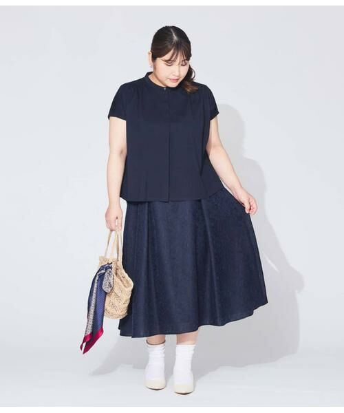 NEWYORKER L-SIZE / ニューヨーカー エルサイズ Tシャツ | プレーティング天竺  スタンドカラープルオーバー | 詳細12
