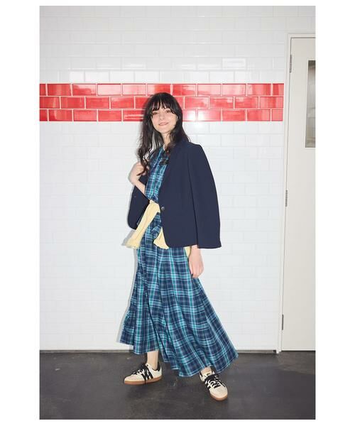 NEWYORKER L-SIZE / ニューヨーカー エルサイズ シャツ・ブラウス | マドラスチェック ラグランスリーブ半袖ブラウス | 詳細9