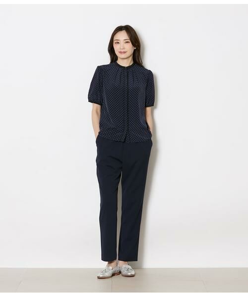 NEWYORKER L-SIZE / ニューヨーカー エルサイズ チノ・ワークパンツ | テーパードイージーパンツ レディース セットアップ対応 イージーケア | 詳細10