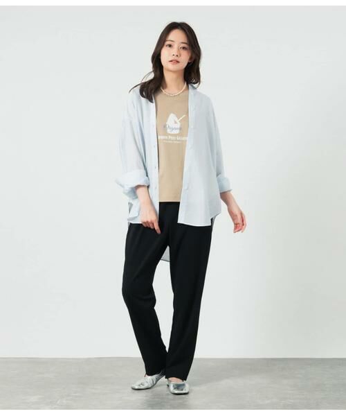 NEWYORKER L-SIZE / ニューヨーカー エルサイズ チノ・ワークパンツ | テーパードイージーパンツ レディース セットアップ対応 イージーケア | 詳細16